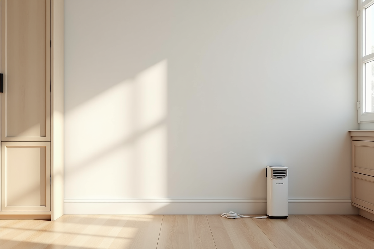 Coin de chambre minimaliste avec absorbeur d